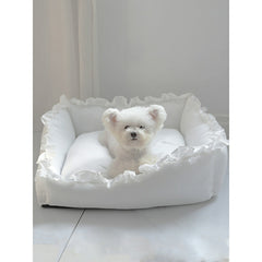 Super Comfy Princess Dog Sofa Bed – Luxury Pet House Mat for Small Dogs & Cats