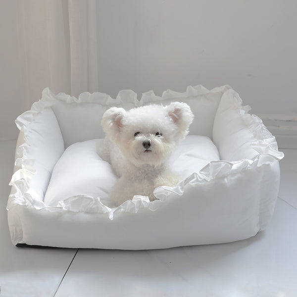 Super Comfy Princess Dog Sofa Bed – Luxury Pet House Mat for Small Dogs & Cats